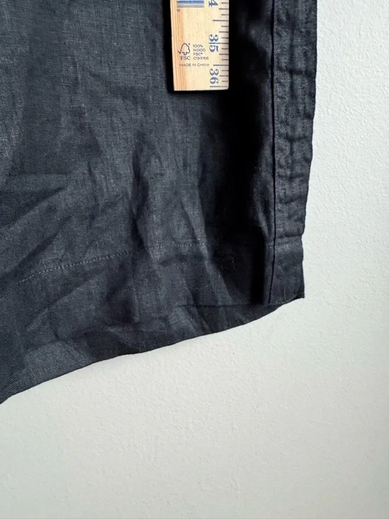 Quince 100% European Linen
Wide Leg Pants Black L nwt - Picture 8 of 8